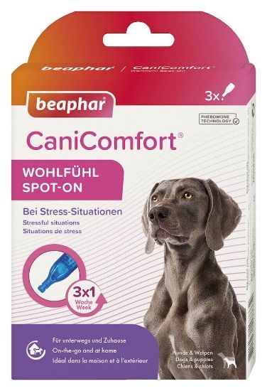 Beaphar CaniComfort Calming Spot On - Успокояващи капки с феромони за кучета